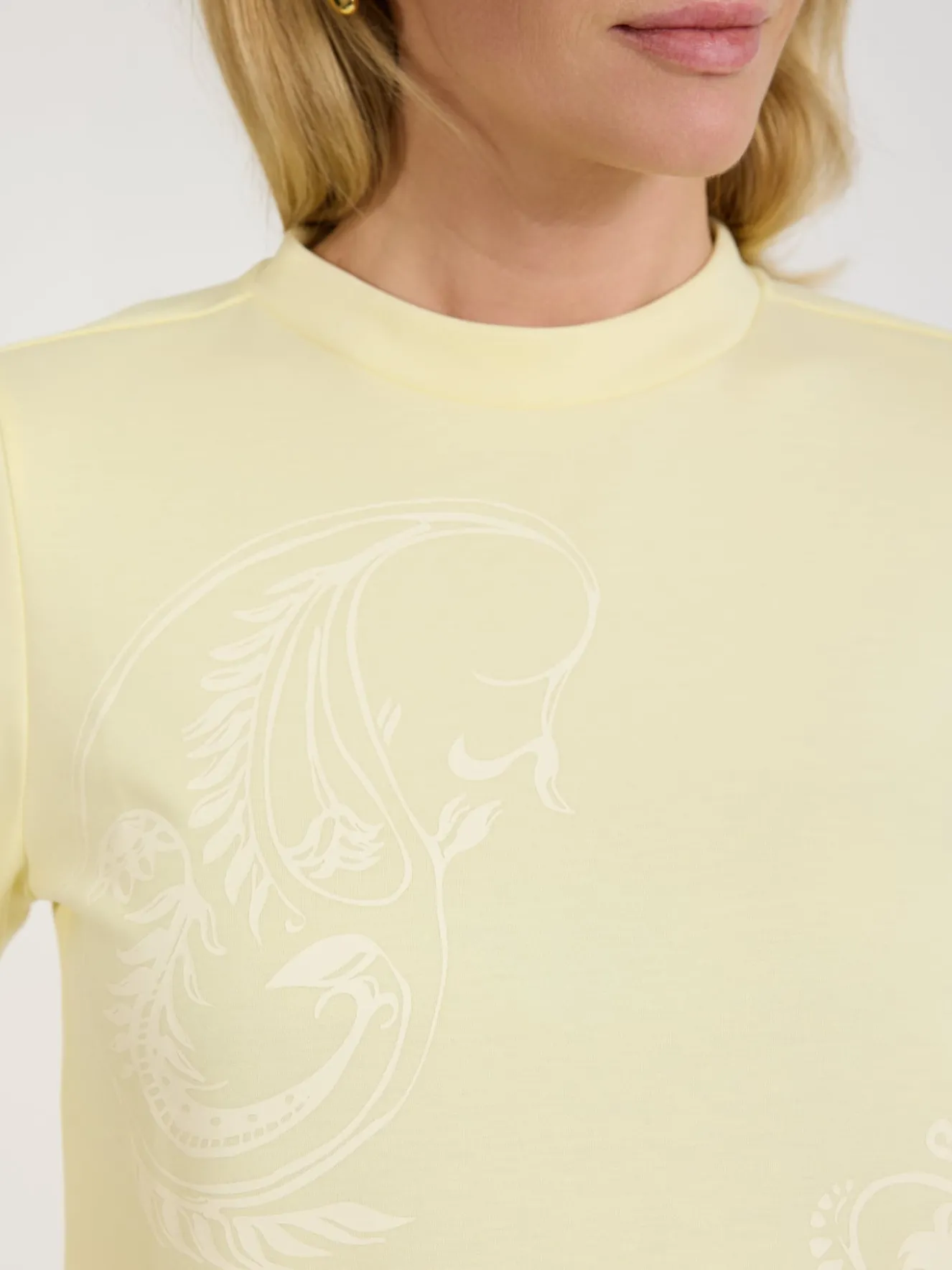 Bluza damska pastelowa z nadrukiem