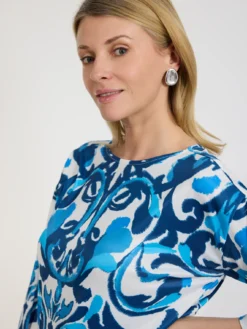 Bluzka damska niebieska