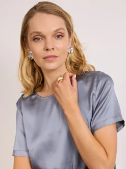 Bluzka damska satynowa