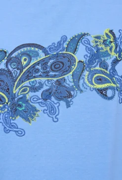 Bluzka z nadrukiem paisley