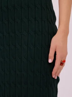 Elegancka dzianinowa spódnica midi