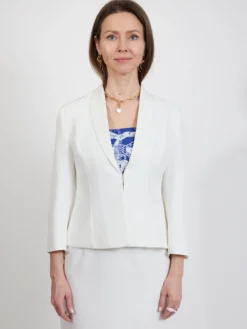 Elegancki żakiet z szalowym kołnierzem