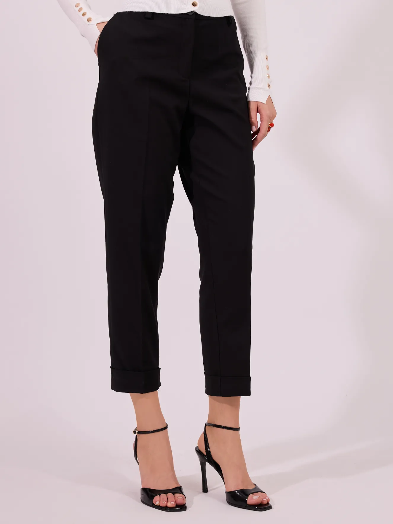 Eleganckie czarne spodnie