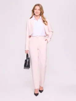 Eleganckie spodnie w kolorze pudrowego różu