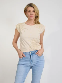 Jeansy damskie slim fit jasny denim