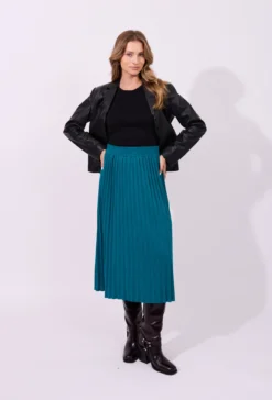 Spódnica plisowana midi