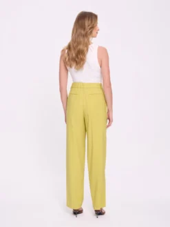 Spodnie damskie eleganckie zielone