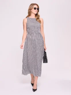 Sukienka maxi w paski