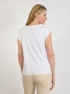 T-shirt damski biały